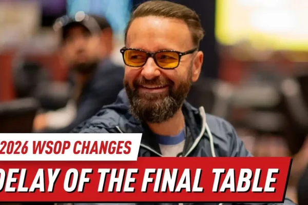 Изменения WSOP 2026: задержка финального стола Main Event