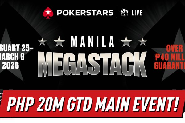 Manila Megastack 24: PokerStars Live возвращается в Okada Manila с гарантированным призовым фондом ₱40 миллионов