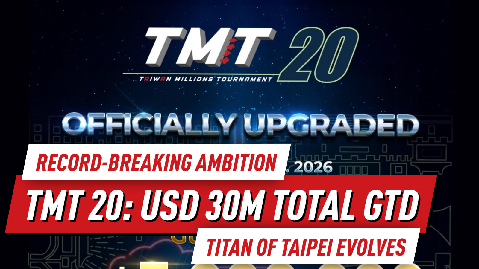 Легенда эволюционирует: TMT 20 прибывает в Тайбэй с рекордными амбициями!