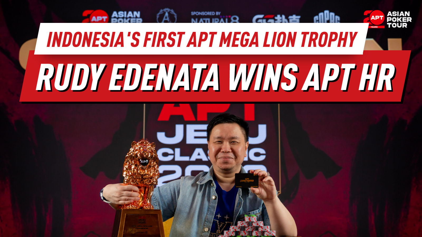 Rudy Edenata одерживает историческую победу в APT High Roller