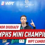 Jiaxian Pan возглавляет WPT Cambodia Championship День 3; Aleksandr Diudiaev выигрывает Mini Championship