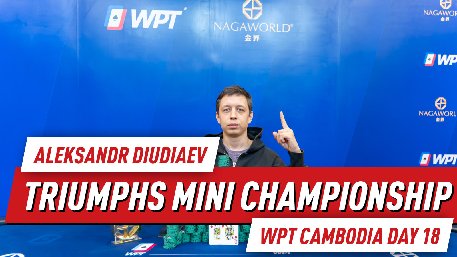 Jiaxian Pan возглавляет WPT Cambodia Championship День 3; Aleksandr Diudiaev выигрывает Mini Championship
