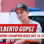 Эдильберто Гопес лидирует среди 24 выживших после Day 1a Main Event Manila Megastack 24