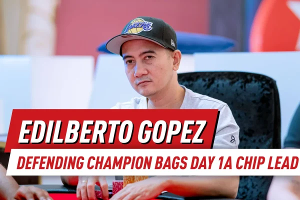 Эдильберто Гопес лидирует среди 24 выживших после Day 1a Main Event Manila Megastack 24