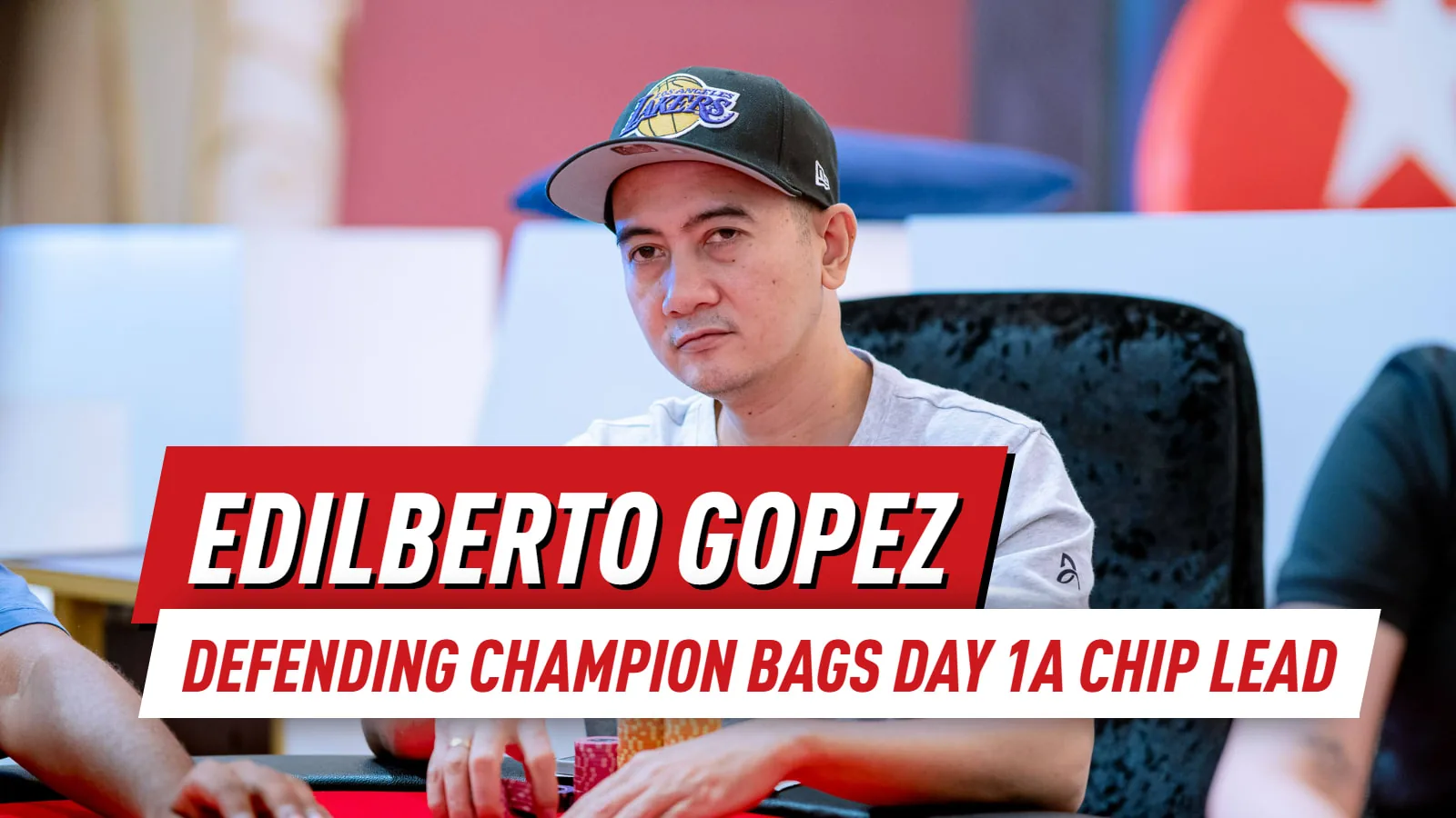 Эдильберто Гопес лидирует среди 24 выживших после Day 1a Main Event Manila Megastack 24