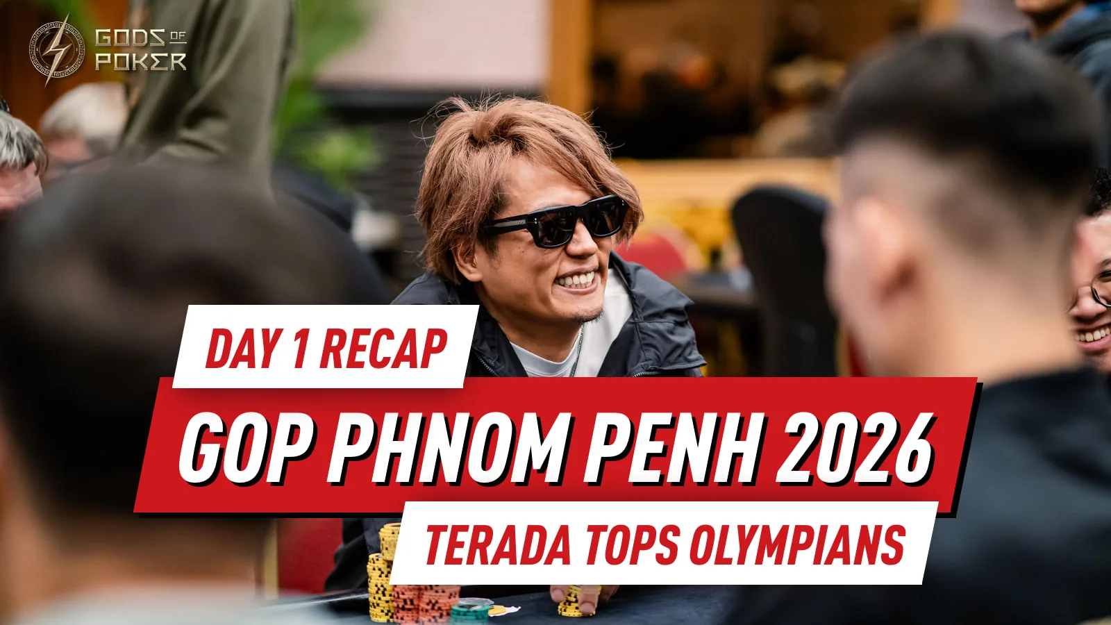 Такума Терада возглавляет олимпийцев, когда День 1 GOP Phnom Penh: The Coiled Path завершается