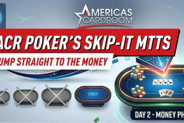 ACR Poker's New AI-Powered Skip-It MTTs: Переходите прямо в призовой фонд