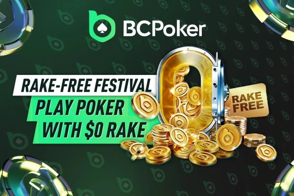 BCPoker Rake-Free Festival — рейк $0 на PLO, MTT, Short Deck и Spin & Go