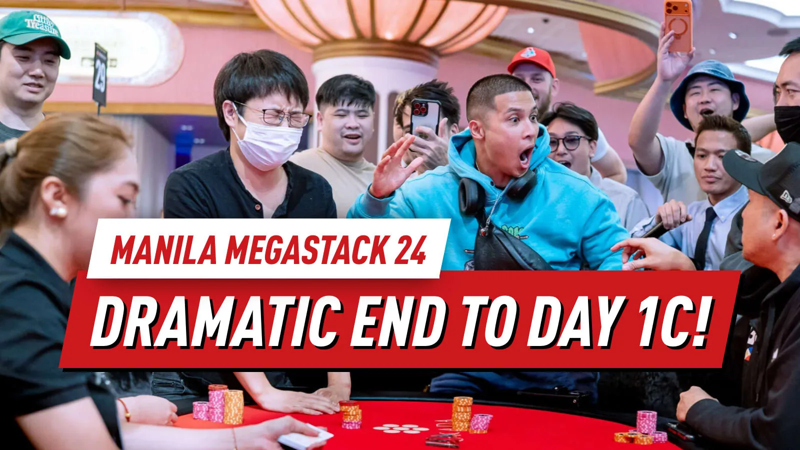 Manila Megastack 24 Main Event: Цзыцян Ши лидирует в 1c, короли переехали тузов на баббле