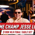 Jesse Lonis набрал семизначный результат на Чеджу; финальный стол главного события NLH на $100K установлен