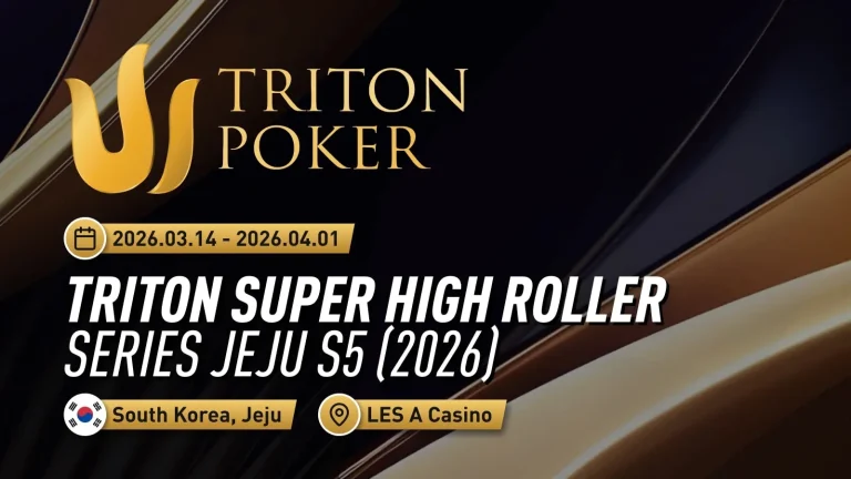 Triton Super High Roller Series Чеджу S5 2026