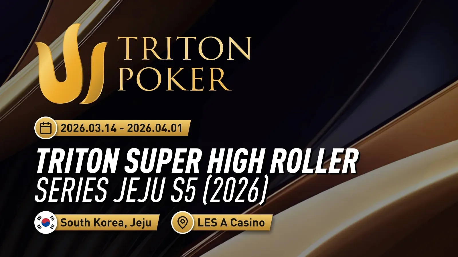 Triton Super High Roller Series Чеджу S5 2026