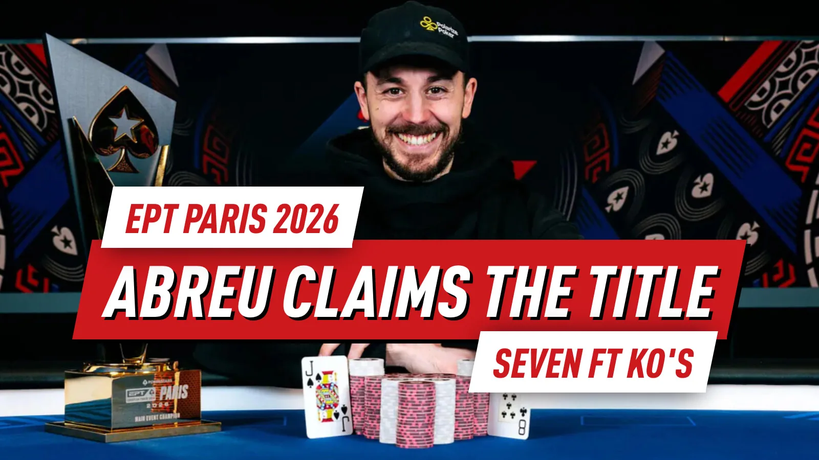Жорже Абреу доминирует в Главном событии EPT Paris 2026 по завершении фестиваля