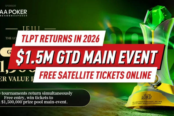 TLPT Jeju возвращается в мае с Главным событием Circuit на $1.5M и расписанием High Roller