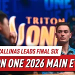 Ander Vallinas лидирует в Main Event Triton ONE 2026 перед финальным днем с финальной шестеркой