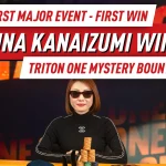 Дебютантка Юна Канаидзуми выигрывает Triton ONE Mystery Bounty