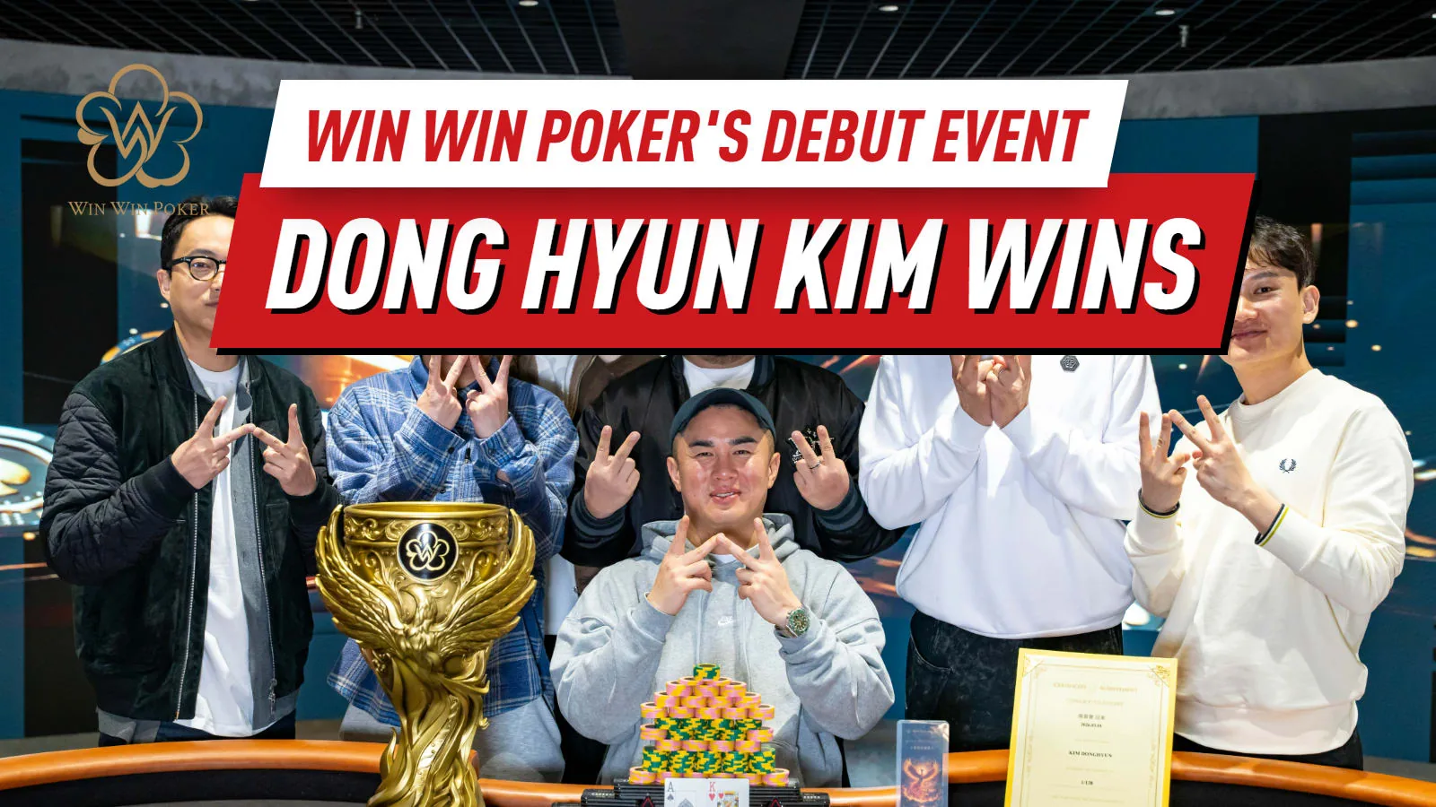 Дон Хён «Томми» Ким одержал первую победу в Win Win Poker Opening Event