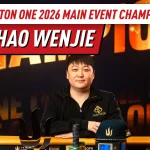 Чжао Вэньцзе возглавил поле из 1,230 входов в рекордном Main Event Triton ONE 2026