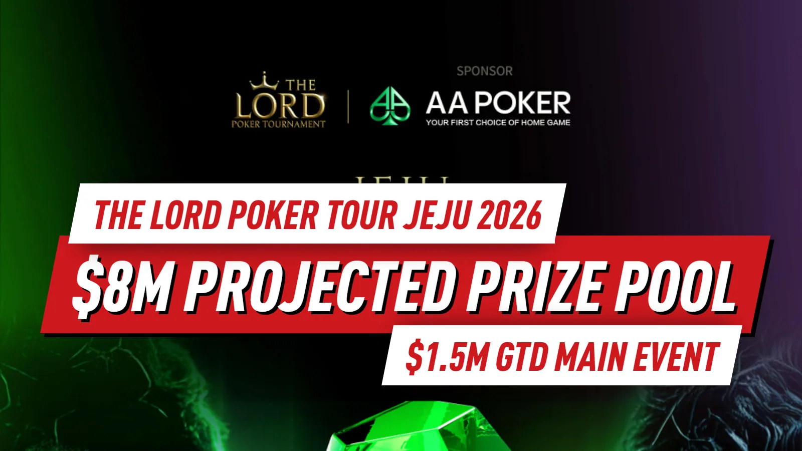 The Lord Poker Tournament (TLPT) Jeju 2026 нацелен на серию в $8 Million