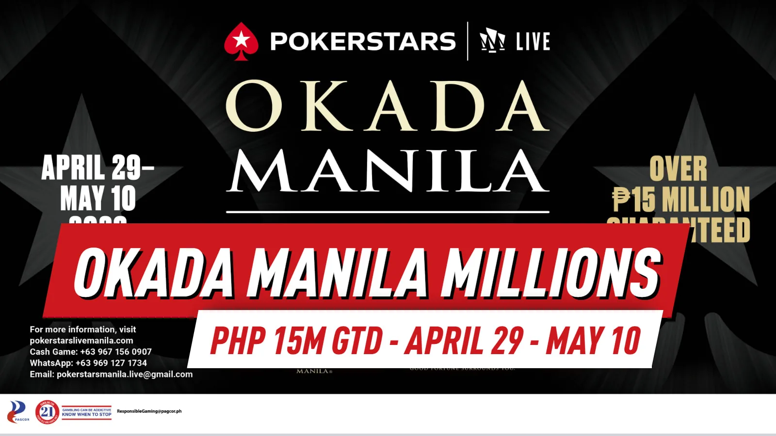 Okada Manila Millions Начинается на следующей неделе с PHP 15M GTD