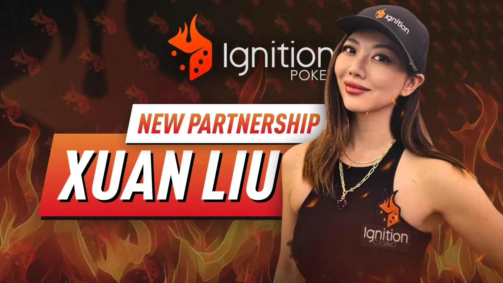 Xuan Liu подписывает контракт с Ignition Casino в качестве бренд-амбассадора