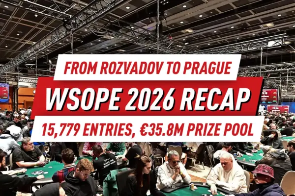 Прага устанавливает новый рекорд WSOPE с призовым фондом в €35,8 млн и 15 779 входами