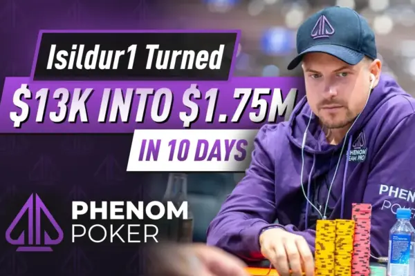 Isildur1 превращает 13K в 1.75M на Phenom Poker
