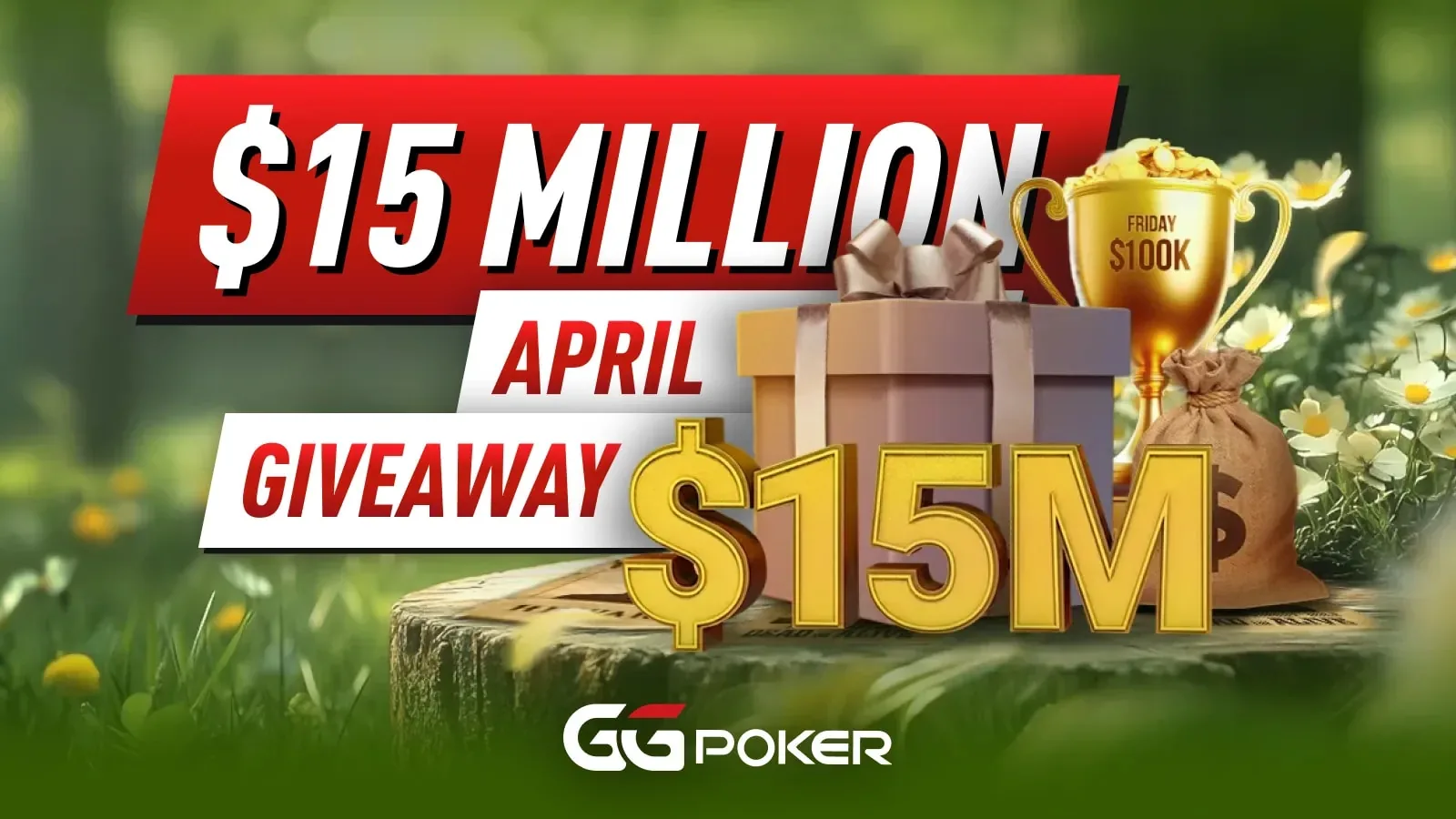 GGPoker: Апрельский розыгрыш $15M 2026