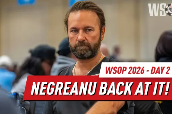 WSOP 2026 День 2 Итоги: Зельбст, Сид и Негреану снова за столом в Лас-Вегасе