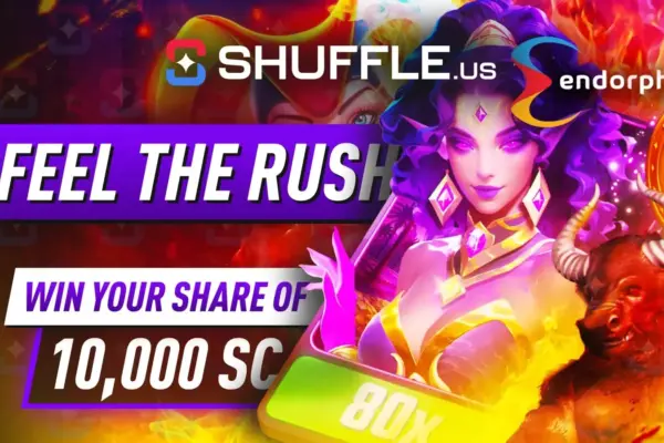 Shuffle.us Почувствуйте азарт: выиграйте долю из 10 000 SC