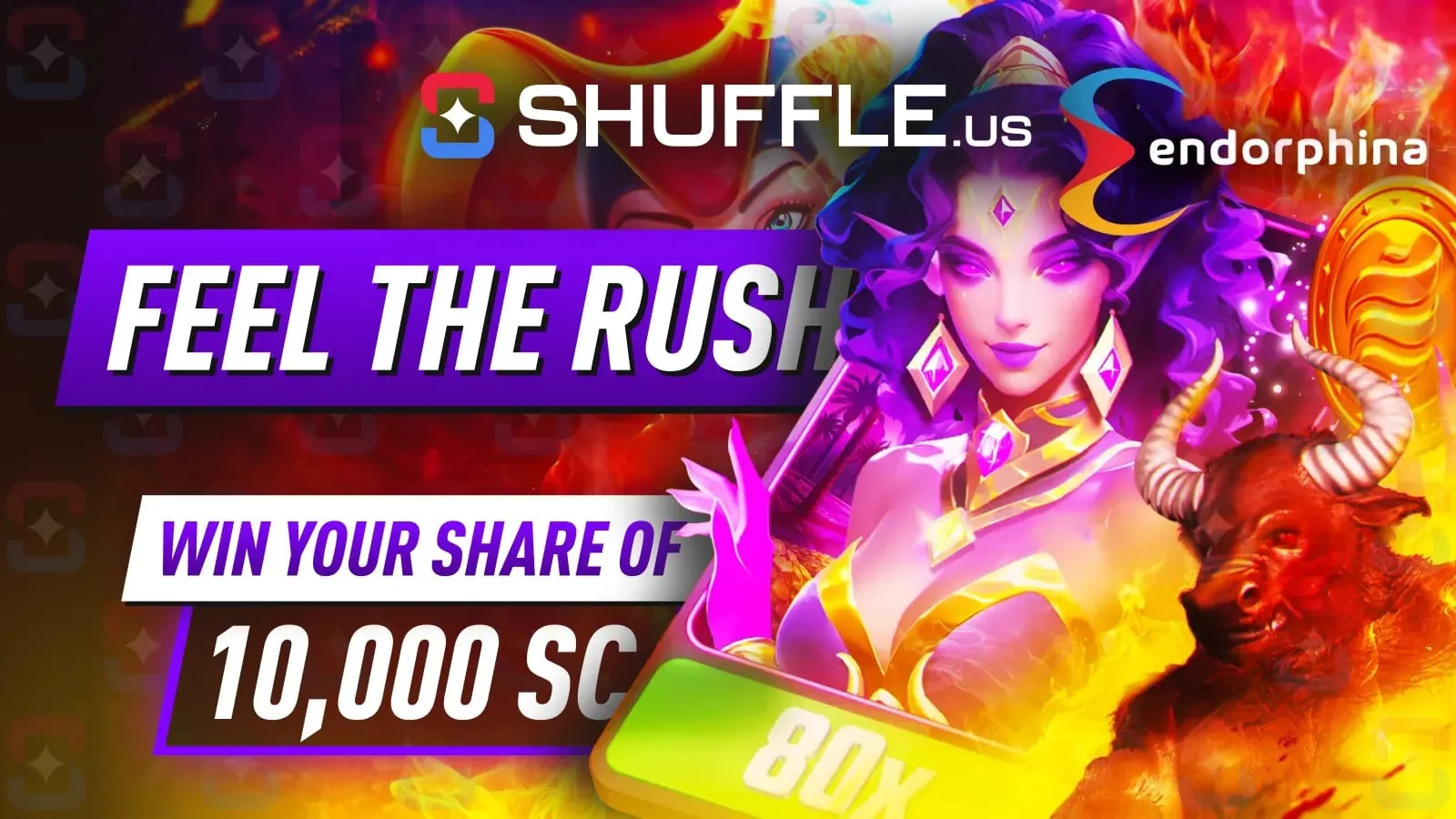 Shuffle.us Почувствуйте азарт: выиграйте долю из 10 000 SC
