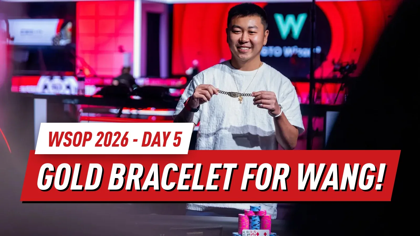 WSOP 2026 День 5 Итоги: Ян Ван и Джеймс Чеунг выигрывают браслеты, а Mini Mystery Millions преодолевает 20 000 участников