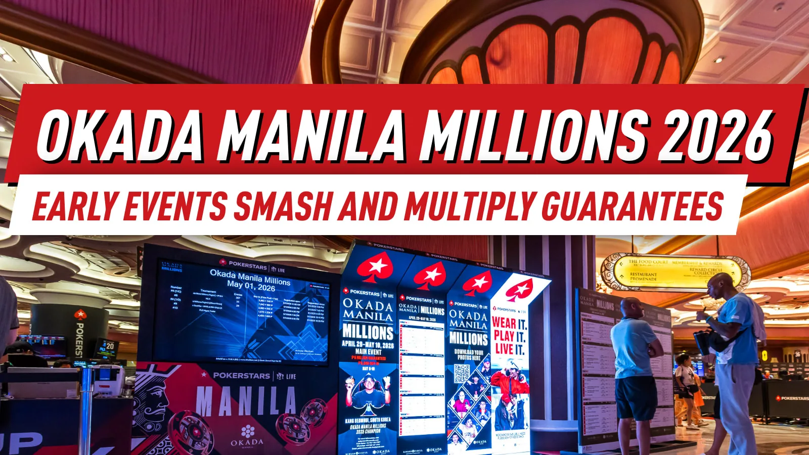 Ранние итоги: Okada Manila Millions превосходит гарантии на PokerStars LIVE Manila