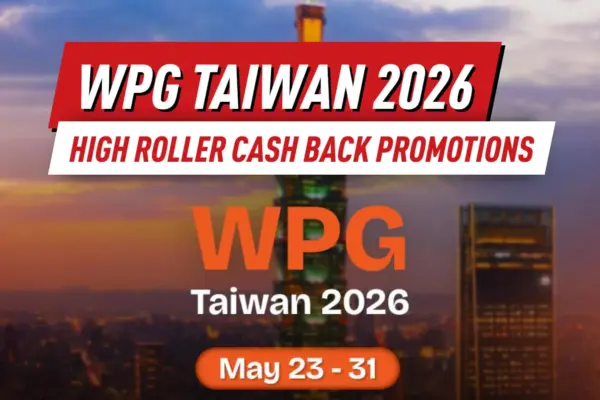 WPG Taiwan 2026 добавляет акцию кэшбэка для хайроллеров перед дебютом в Тайбэе