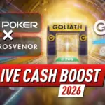 Партнерство GGPoker Grosvenor – Live Cash Boost 2026
