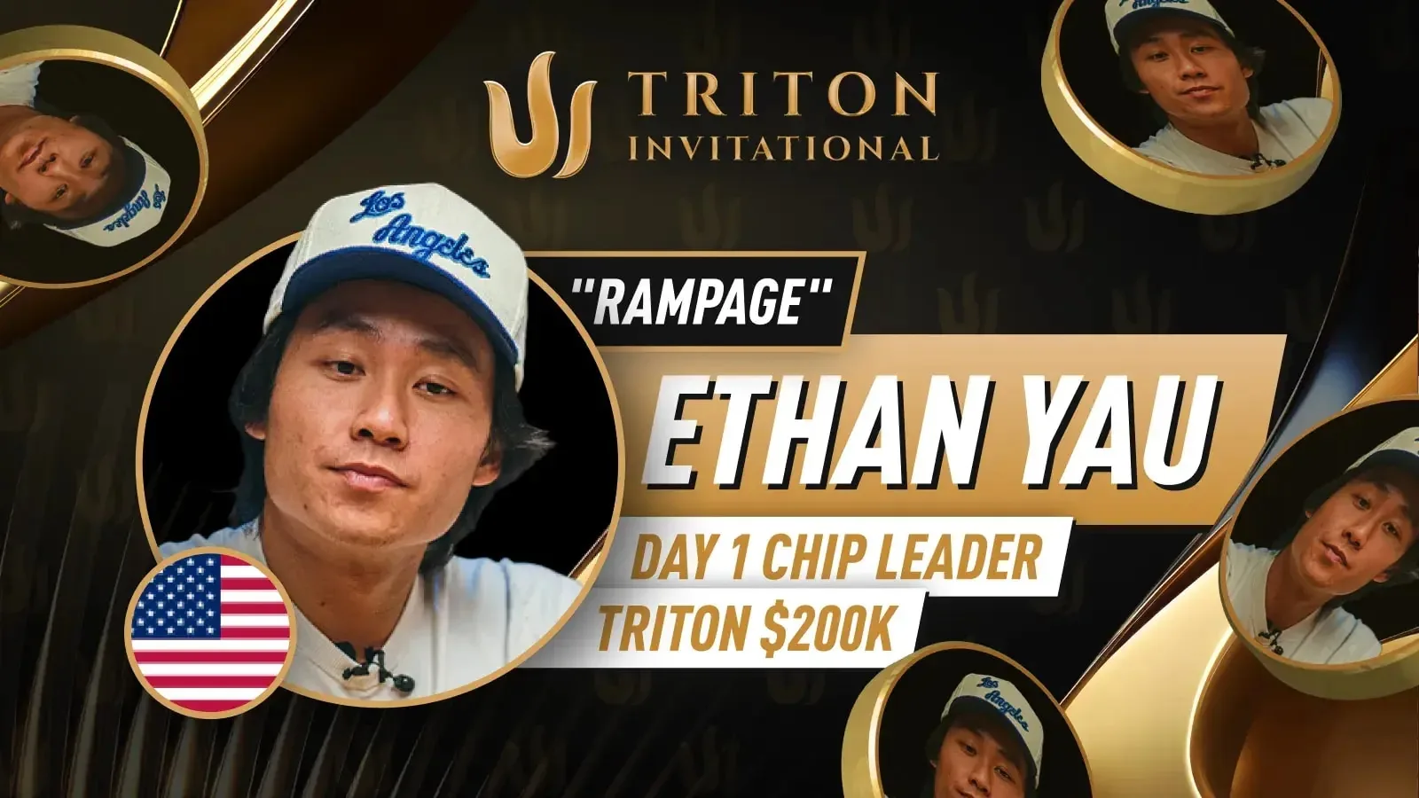 Rampage Poker лидирует в первый день $200K Triton Invitational
