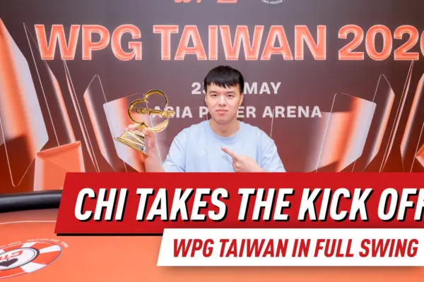 WPG Taiwan 2026 начинает с сильного старта, когда Тинг Чие Чи выигрывает начало турнира