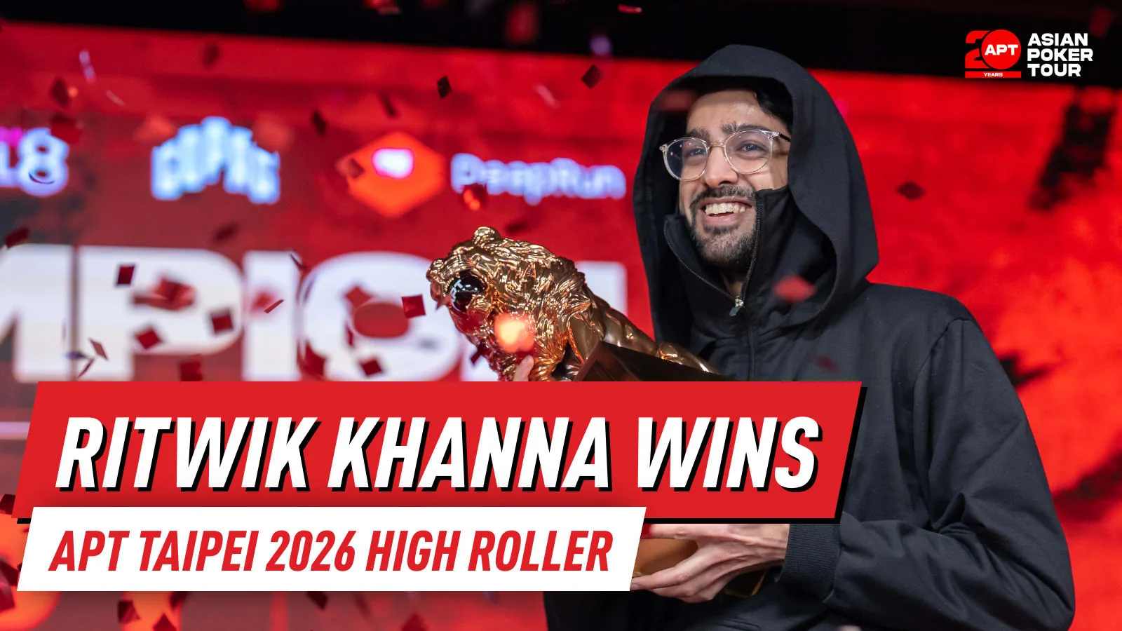 Ритвик Ханна совершает камбэк с 10 к 1 и выигрывает High Roller; Кристофер Матео одерживает вторую победу в серии по завершении APT Taipei 2026
