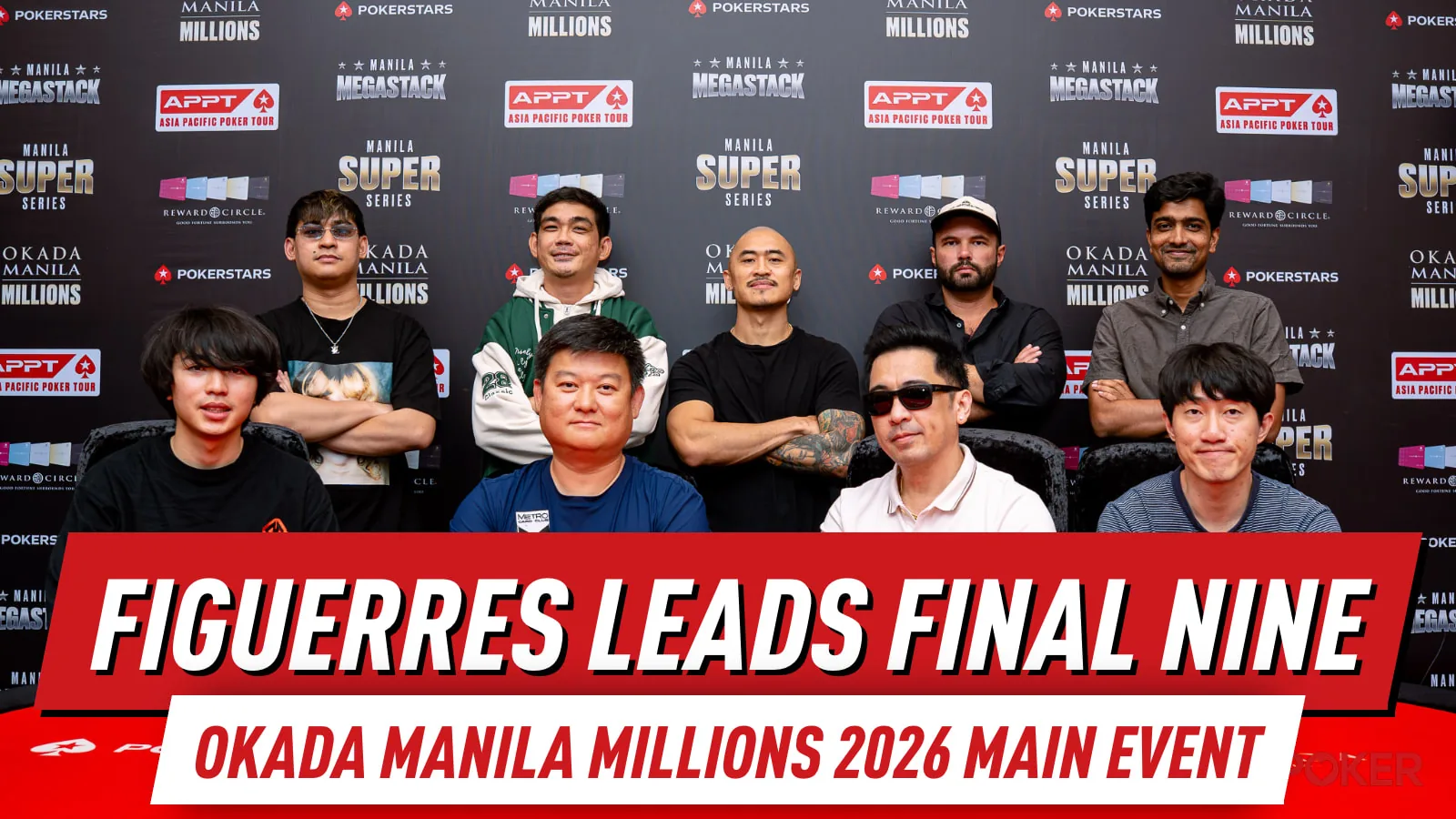 Рекордный финальный стол Okada Manila Millions сформирован, Джошуа Фигеррес лидирует среди финальной девятки