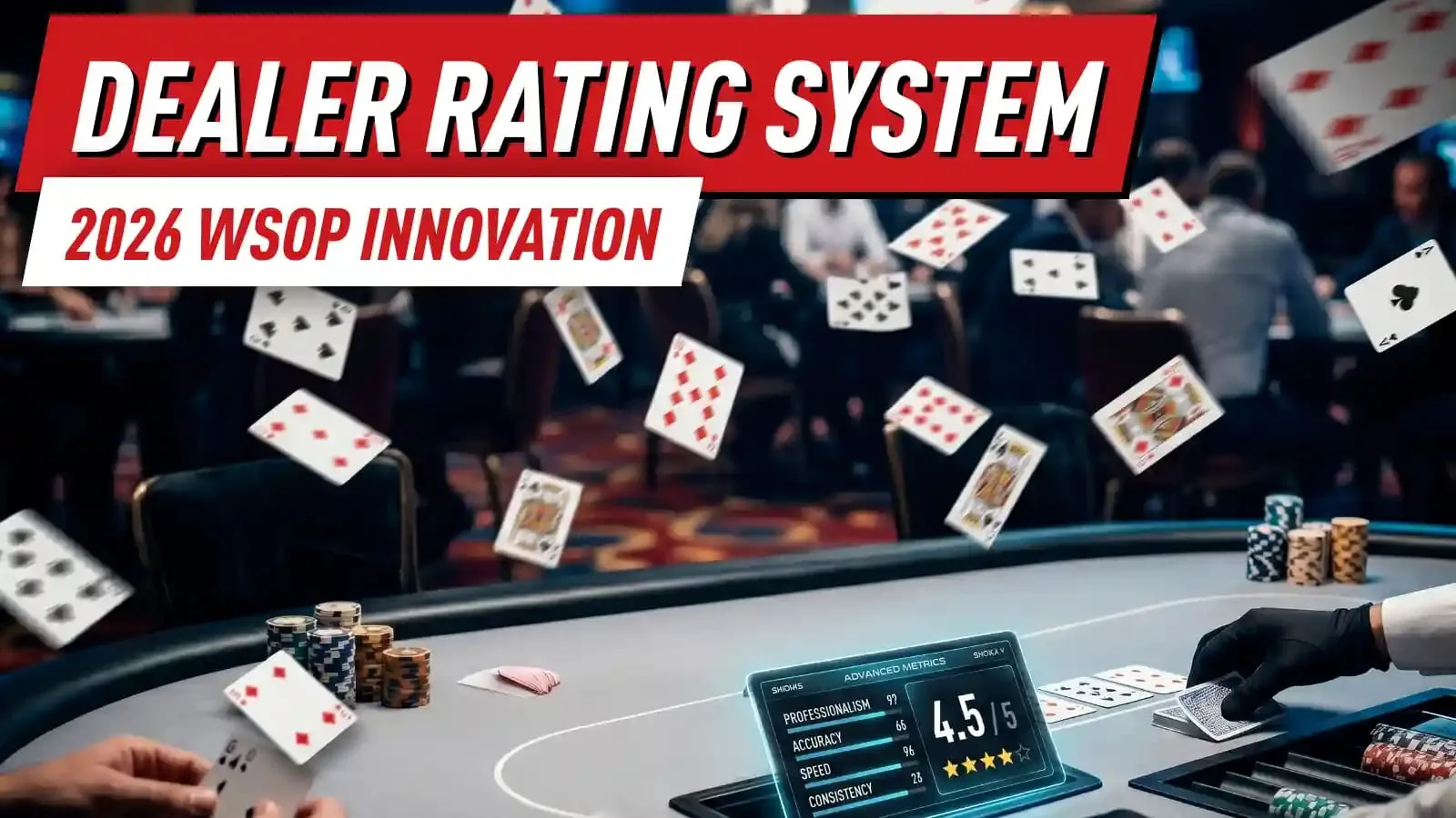 Представляем систему оценки дилеров WSOP 2026 года
