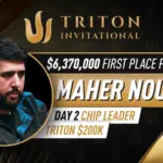 Maher Nouira ведет Финал 12 в День 3 $200K Triton Invitational