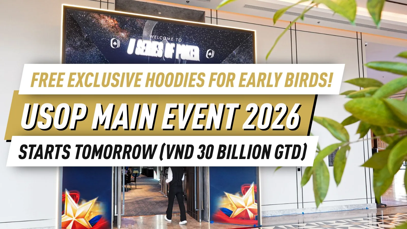 USOP Вьетнам Халонг Бэй 2026 Главное событие начинается завтра; Бесплатные эксклюзивные худи для ранних пташек!
