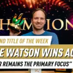 Mike Watson «Это рабочая поездка» после седьмой победы на турнире Triton