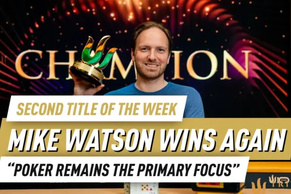 Mike Watson «Это рабочая поездка» после седьмой победы на турнире Triton
