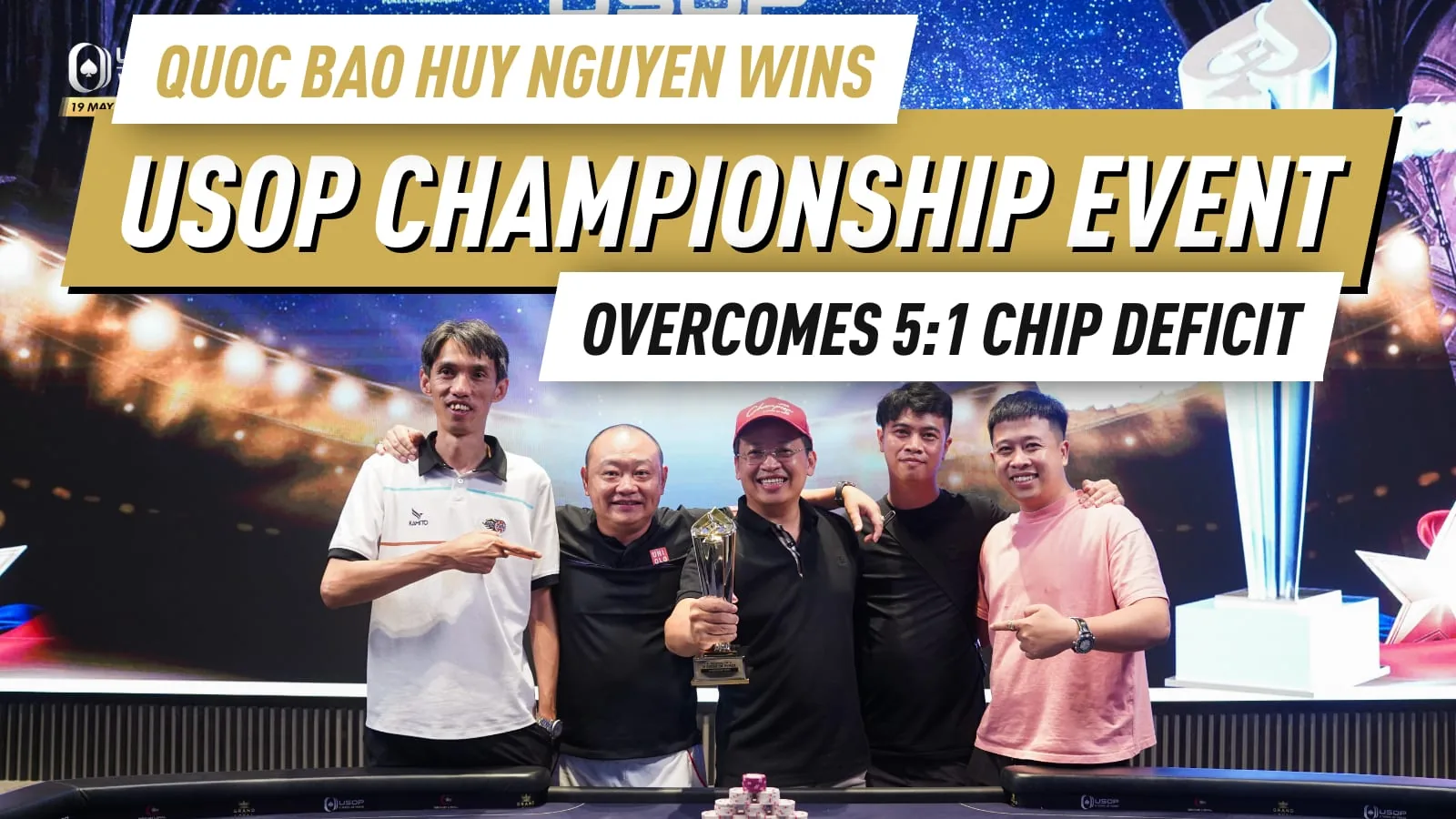 Quoc Bao Huy Nguyen преодолевает отставание 5 к 1 и выигрывает чемпионат USOP Vietnam 2026
