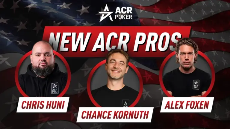 Foxen, Hunichen & Kornuth присоединяются к ACR Poker в качестве профессионалов