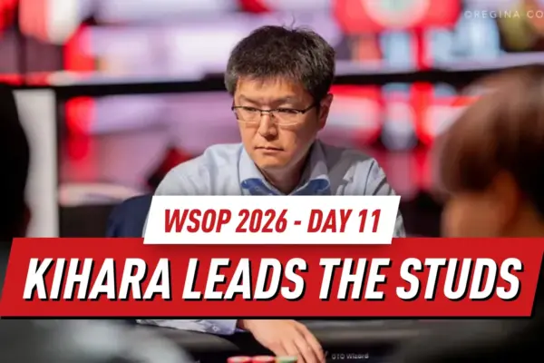 WSOP 2026 Обзор 11-го дня: Джефф Мэдсен выигрывает пятый браслет, в то время как Кихара лидирует в $10K Stud на следующий день после своей победы