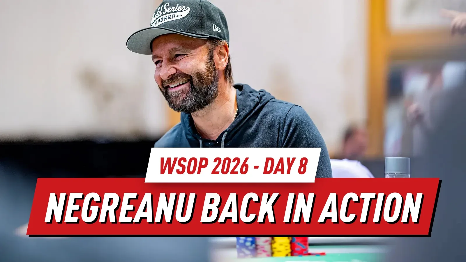 WSOP 2026 День 8 Итоги: Хаббард выигрывает браслет, а Негреану занимает лидирующую позицию в чемпионате по лоуболу с бай-ином $10K