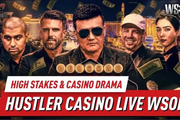 Hustler Casino Live Производит фурор на WSOP 2026 с огромными банками и внезапными удалениями игроков