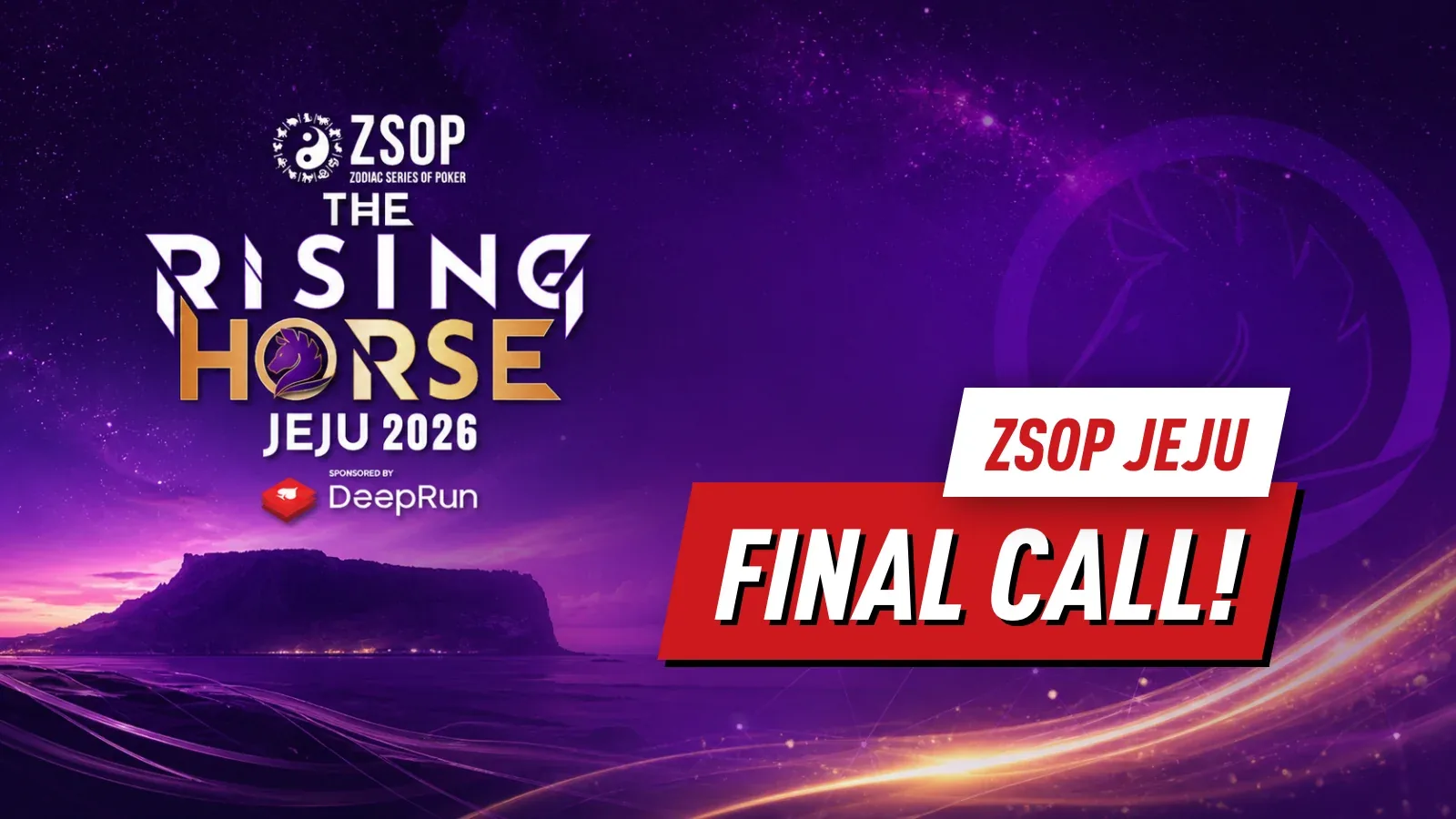 ZSOP Jeju: Пакет The Rising Horse High Roller — Остались последние единицы